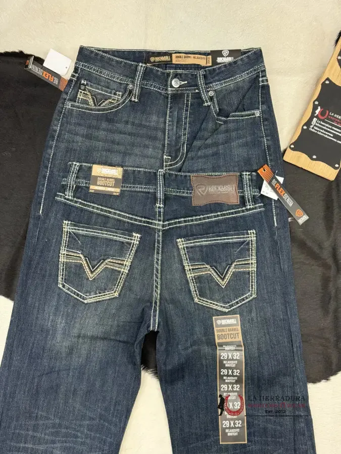 ROCK&ROLL DOUBLE BARREL BOOT CUT MEDIUM VINTAGE JEANS