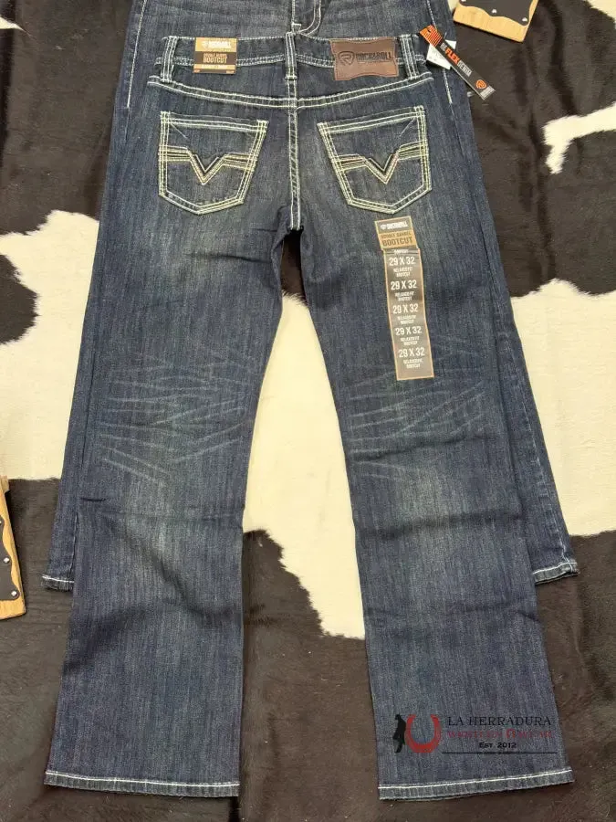 ROCK&ROLL DOUBLE BARREL BOOT CUT MEDIUM VINTAGE JEANS