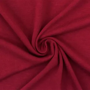 Royalty Red Solid Stretch Jersey Knit Fabric
