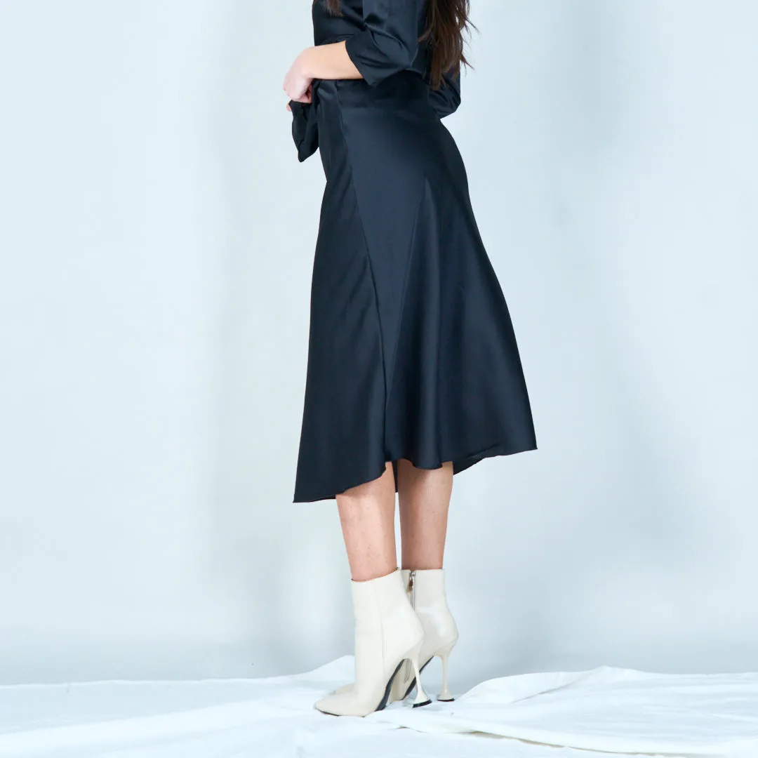 Satin midi skirt wholesale