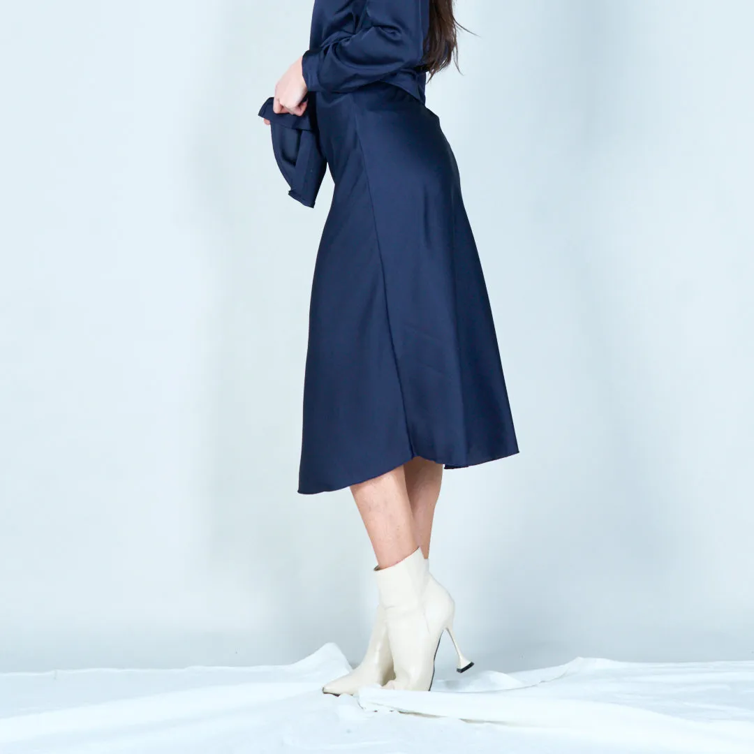 Satin midi skirt wholesale
