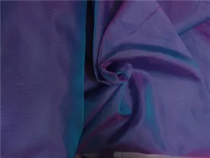 SILK ORGANZA RICH BLUE X PINK 44"  INCHES WIDE