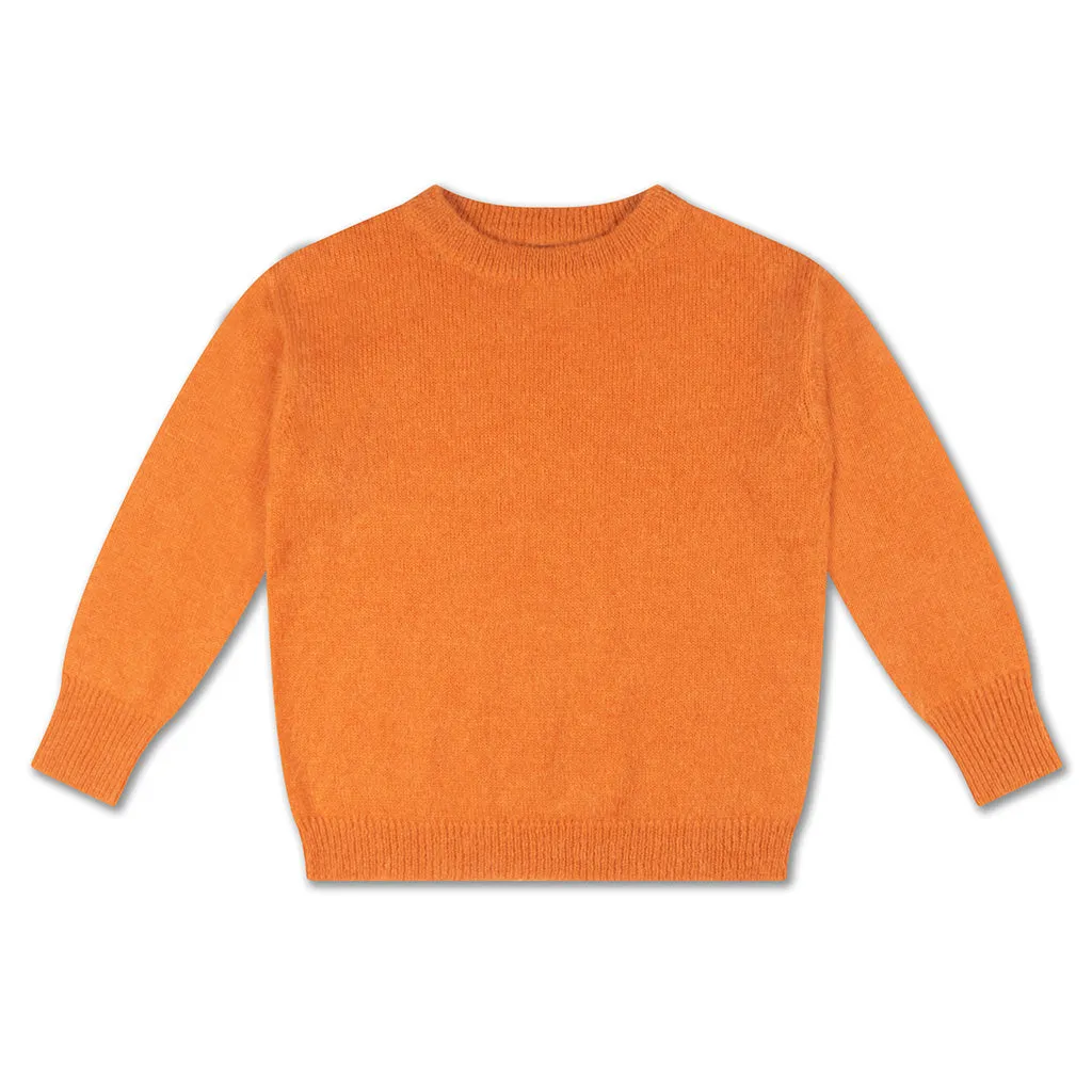 Sweater Boxy Knit Dusty Peach