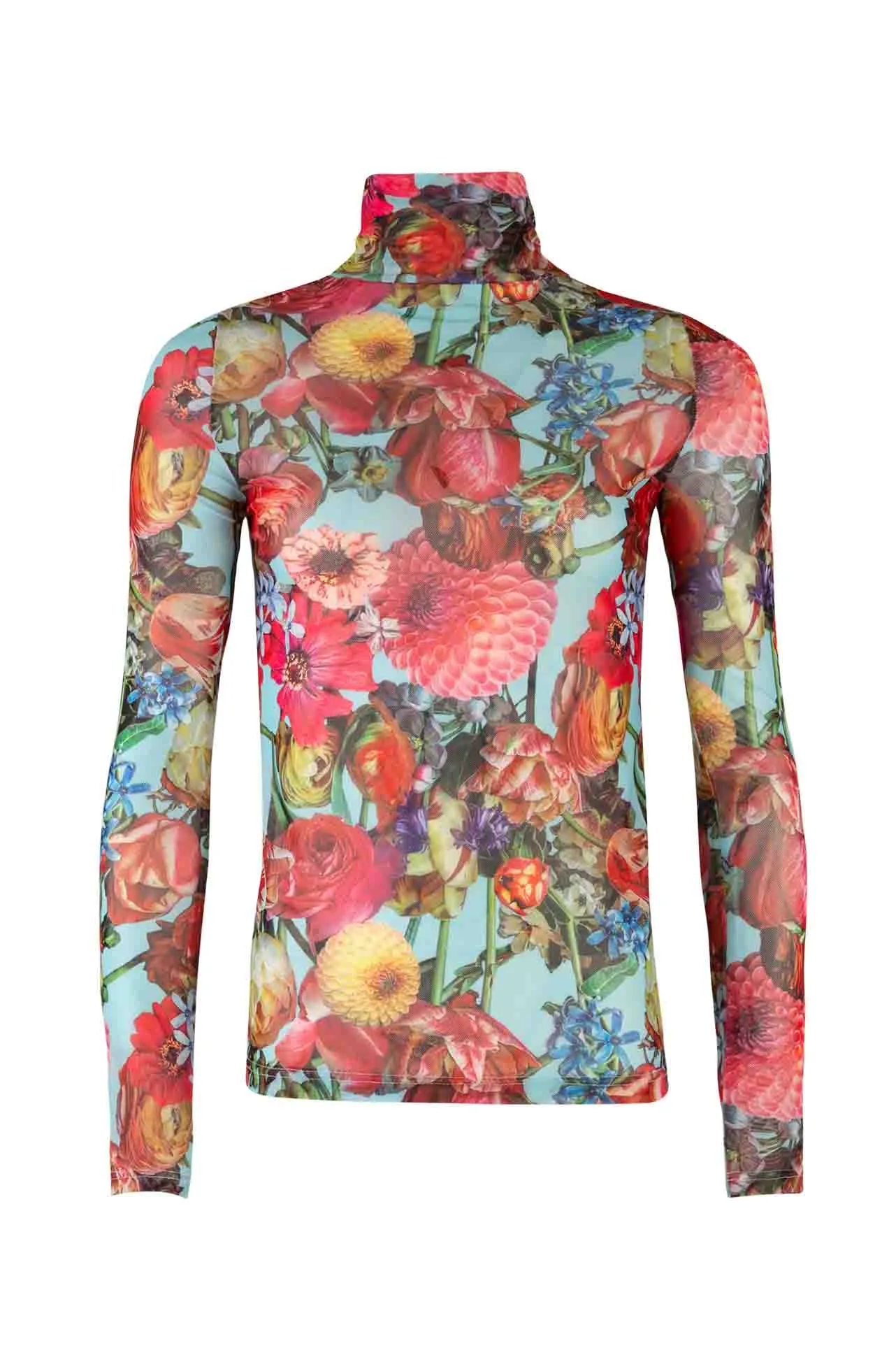 Trelise Cooper - Mesh With Me Neck Of The Woods Top in Aqua Floral