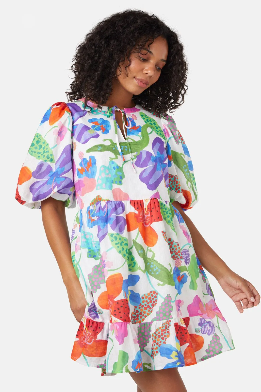 Trippy Flowers Dress