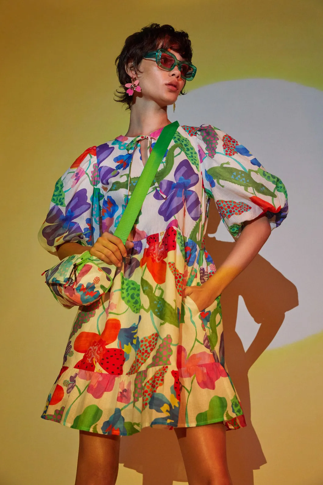 Trippy Flowers Dress