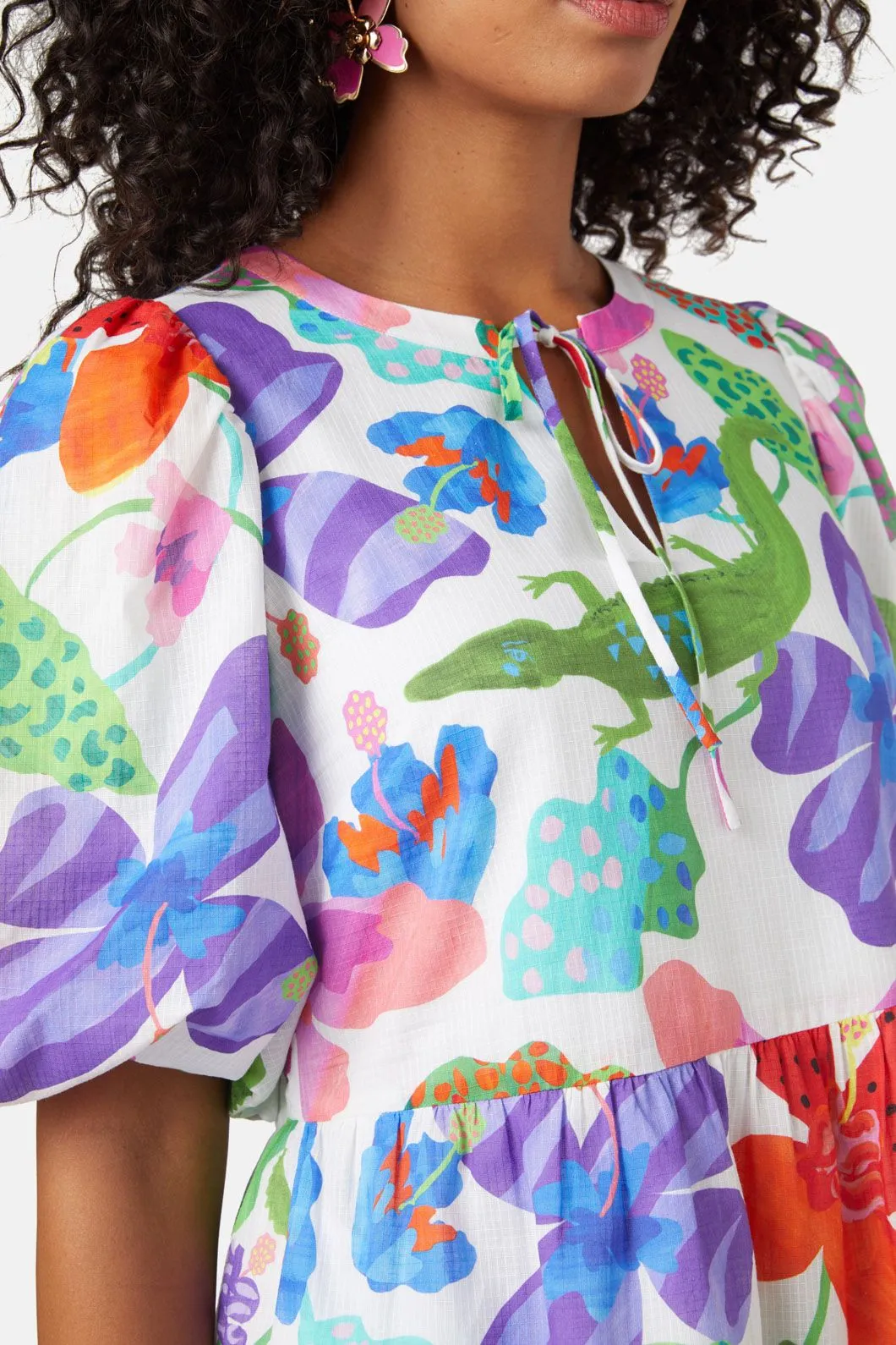 Trippy Flowers Dress