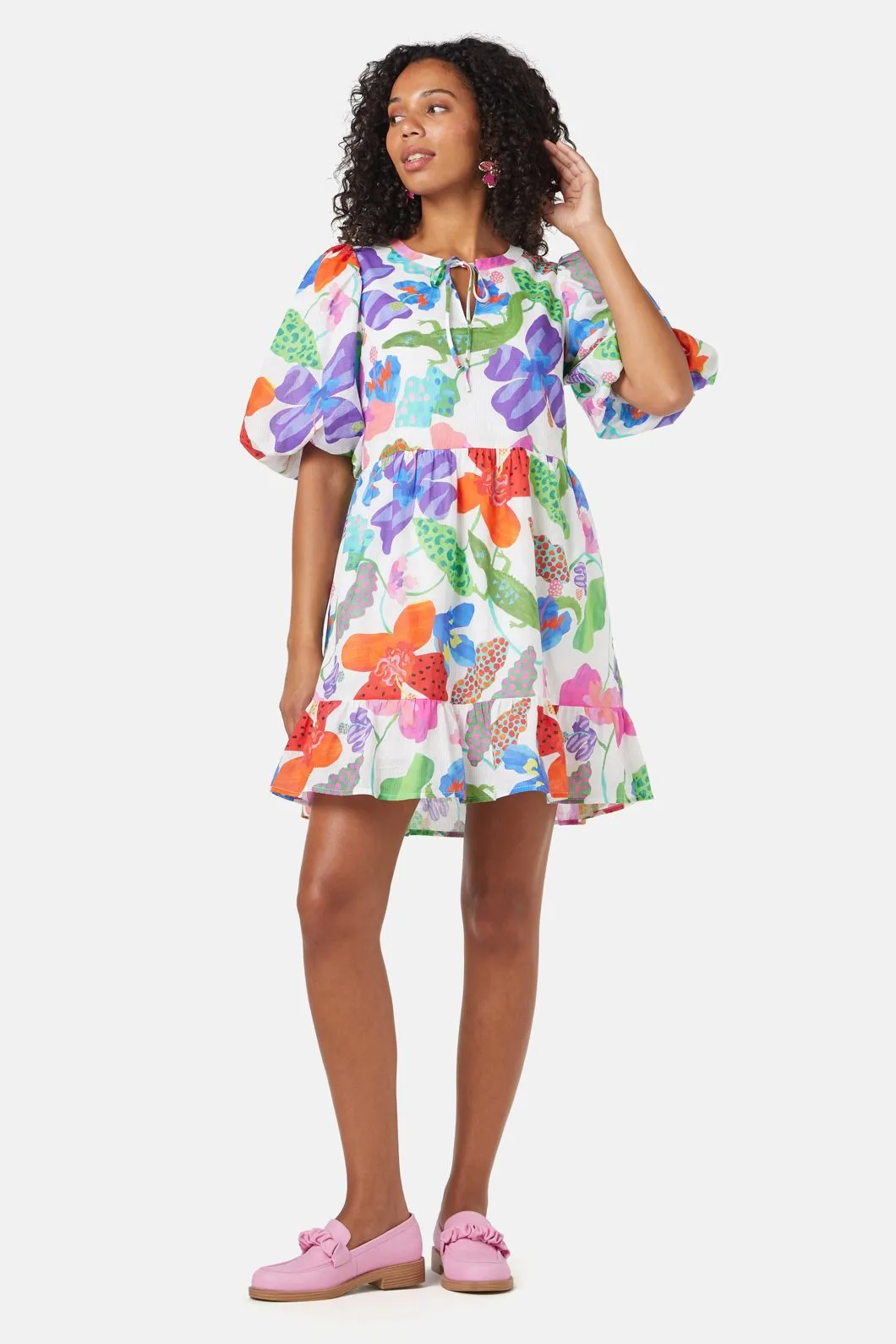 Trippy Flowers Dress