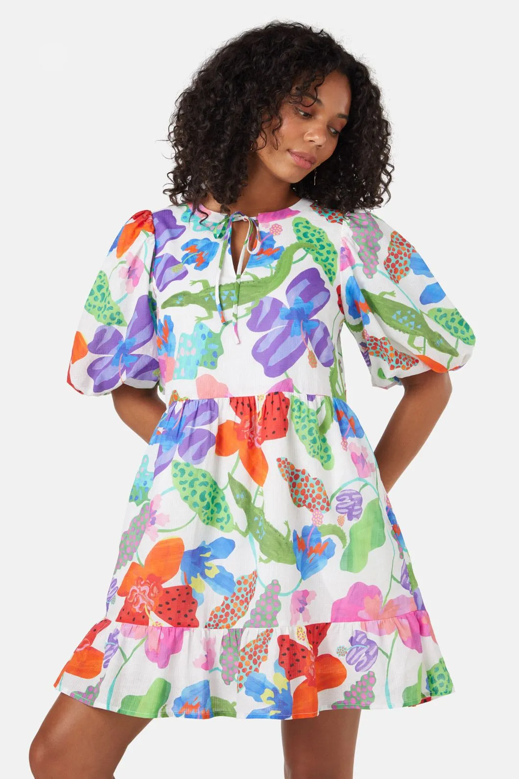 Trippy Flowers Dress